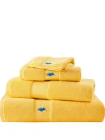 Ralph Lauren Polo Player Bath Sheet In Yellow