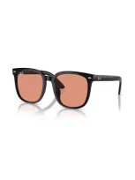 Ray Ban Rb4401d Washed Lenses Sonnenbrillen Schwarz Fassung Orange Glas 57-20