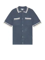 Reiss Coulson Shirt In Navy