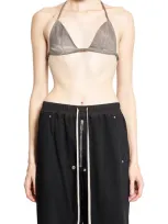 Rick Owens Drkshdw Crop Tops In Grey