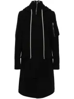 Rick Owens Coats In Black