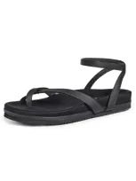 Roam Cross Wrap Sandals Black