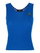 Rochas Electic Blue Cotton Top