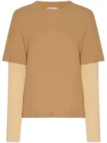 Rosetta Getty Layered T-shirt In Brown