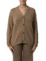 's Max Mara Lukas V-neck Buttoned Cardigan In Brown