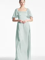 Sachin & Babi Aurora Gown In Jade