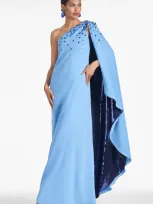 Sachin & Babi Leila Gown In Blue