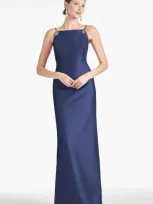 Sachin & Babi Pryce Gown In Blue