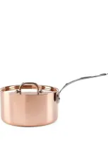 Samuel Groves Copper Clad Saucepan With Lid In Brown