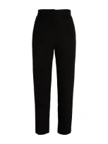 Sandro Straight Tailored Trousers In Black