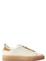 Scarosso Joseph White Grain - Man Sneakers White In White - Calf Leather