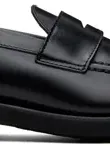 Sebago Black Ryan Brushed Polaris Loafers In 902 Black