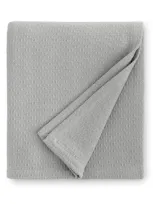 Sferra Corino Blanket, Twin In Silver