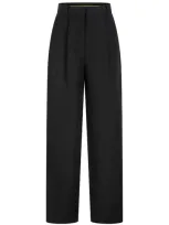 Shanghai Tang Wool Trousers In Black