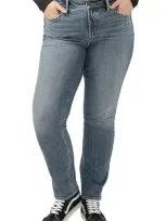 Silver Jeans Co. Suki Straight Leg Jeans In Indigo