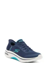 Skechers Women's Slip-ins: Go Walk Arch Fit 2.0 Walking Sneakers From Finish Line In Navy,aqua