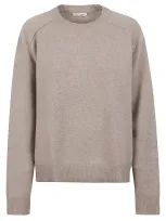 Soft Goat Sweaters In Light Grey