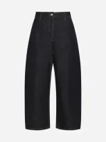 Studio Nicholson Chalco Wide-leg Jeans In Black