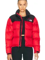 The North Face 1996 Retro Nuptse Jacket In Tnf Red & Tnf Black