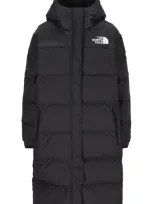 The North Face Nuptse Hooded Parka In Black