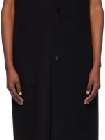 The Row Black Bardot Midi Dress In Blk Black