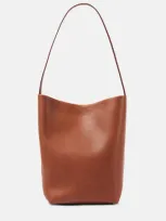 The Row Park N/s Medium Leather Tote Bag In Neutrals