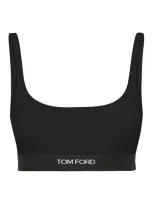 Tom Ford Bralette With Logo Band In Black