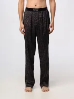 Tom Ford Pajamas In Printed Silk In 蓝色