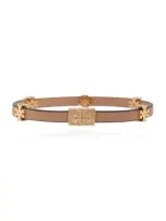 Tory Burch Eleanor Bio Bracelet In Brown