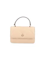 Tory Burch "kira" Chain Wallet In Cream