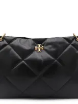 Tory Burch Kira Diamond Quilt Shoulder Bag In Black