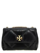 Tory Burch Kira Small Leather Shoulder Bag In Black