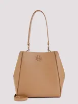 Tory Burch Mcgraw Bucket Bag In Brown