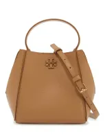 Tory Burch Mcgraw Bucket Bag In Brown