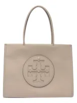 Tory Burch Small Ella Tote Bag In Beige