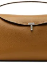 Totême T-lock Top Handle Tan Grain