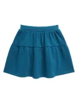 Tucker + Tate Kids' Tiered Knit Skort In Blue Sailor