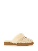 Ugg Shoe With Logo In Beige