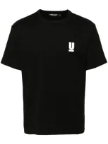 Undercover Logo-print Cotton T-shirt In 黑色