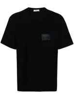 Undercover Logo-appliqué Cotton T-shirt In Black