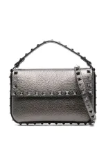 Valentino Garavani Rockstud Tote Bag In Grey