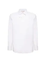 Valentino Cotton Shirt In White