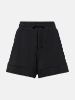 Varley Atrium High-rise Jersey Shorts In Black