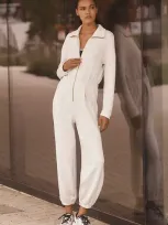 Varley Jessie Jumpsuit In White