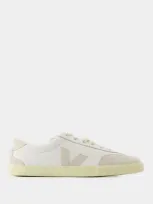 Veja Suede Volley Sneakers In White