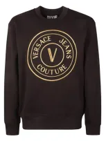 Versace Jeans Couture Sweatshirt In Black