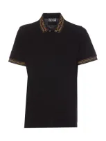 Versace Jeans Couture T-shirts And Polos In Black