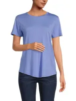 Vince Women's Pima Cotton Blend Tee In Light Aria