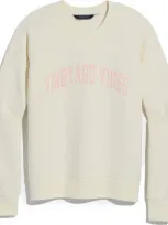 Vineyard Vines Cotton Logo Graphic Sweatshirt In Marsh