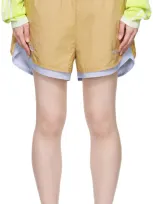 Wales Bonner Beige Adidas Originals Edition Layered Shorts In Beige Wb